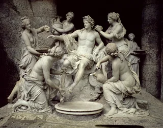 Apollo Tended by the Nymphs, Intended for the Grotto of Thetis, Executed with the Assistance of Thomas Regnaudin